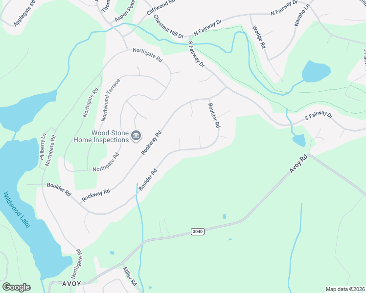 map of restaurants, bars, coffee shops, grocery stores, and more near 2733 Boulder Road in Lake Ariel