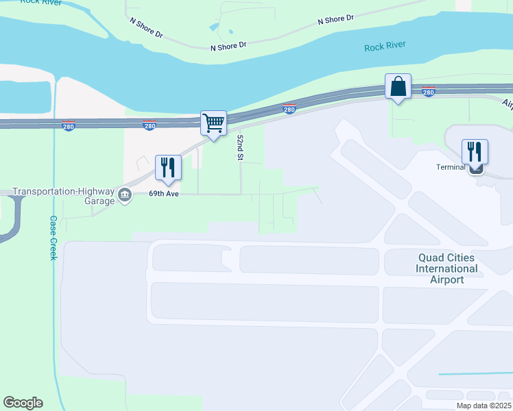map of restaurants, bars, coffee shops, grocery stores, and more near 6918 53rd Street in Milan