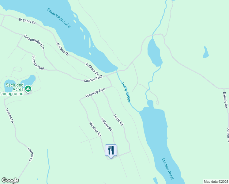 map of restaurants, bars, coffee shops, grocery stores, and more near 117 Sheridan Road in Hawley