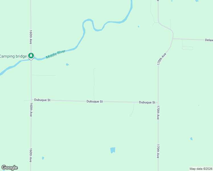 map of restaurants, bars, coffee shops, grocery stores, and more near 16619 Dubuque Street in Carlisle