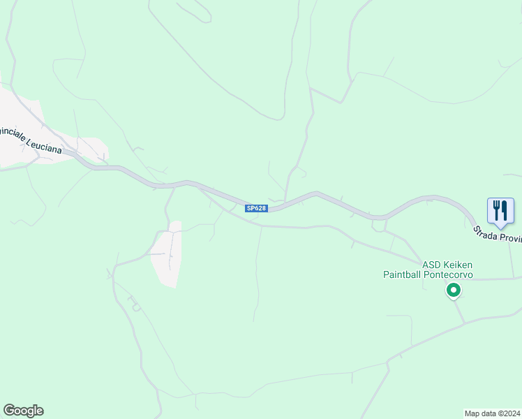 map of restaurants, bars, coffee shops, grocery stores, and more near in Province of Frosinone