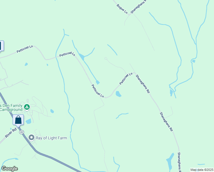 map of restaurants, bars, coffee shops, grocery stores, and more near 143 Petticoat Lane in East Haddam