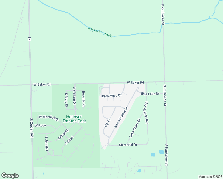 map of restaurants, bars, coffee shops, grocery stores, and more near 23914 Ann Lane in Manhattan
