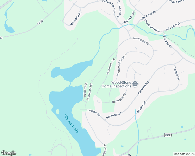 map of restaurants, bars, coffee shops, grocery stores, and more near 3090 Northgate Road in Wayne County