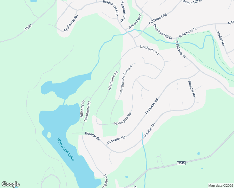 map of restaurants, bars, coffee shops, grocery stores, and more near 3379 Northwood Terrace in Lake Ariel