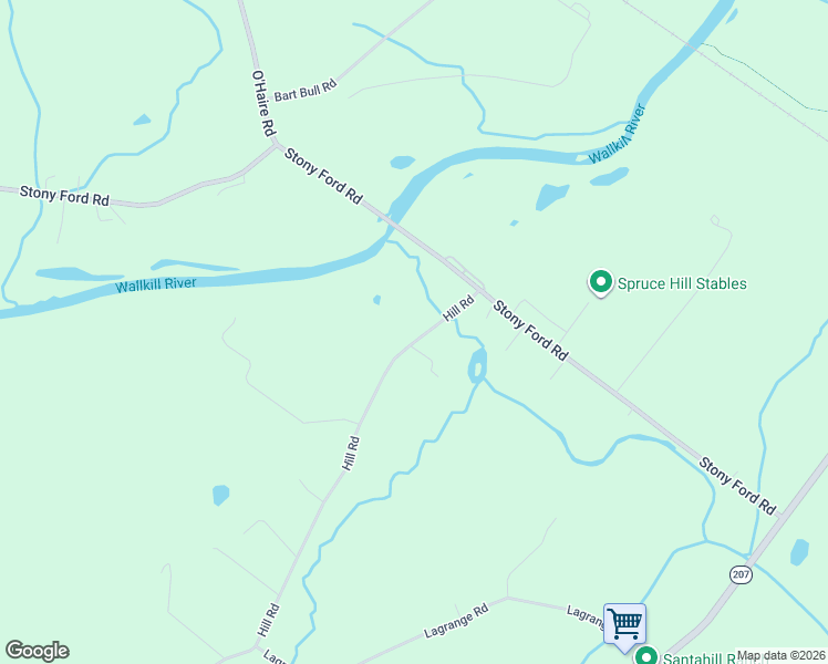 map of restaurants, bars, coffee shops, grocery stores, and more near 8 Hill Road in Middletown