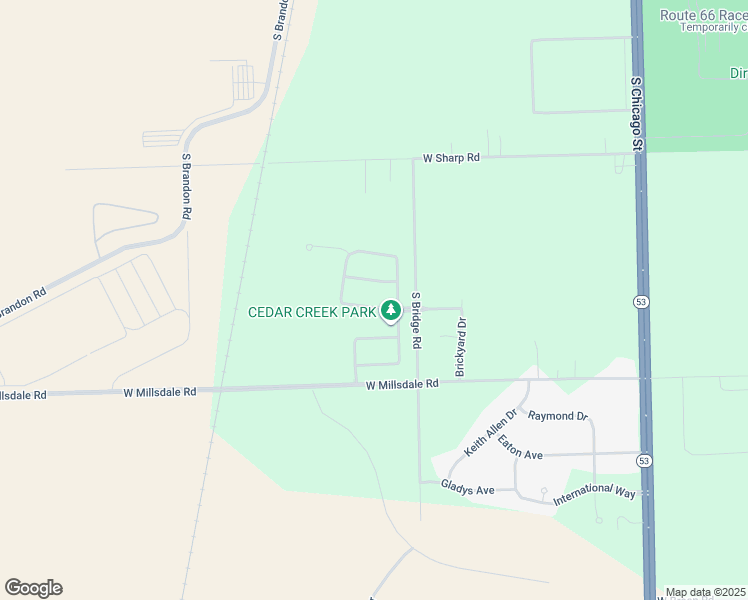 map of restaurants, bars, coffee shops, grocery stores, and more near 407 Monte Carlo Way in Joliet