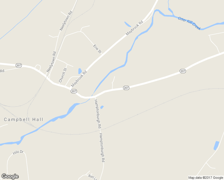 map of restaurants, bars, coffee shops, grocery stores, and more near 2745 New York 207 in Campbell Hall