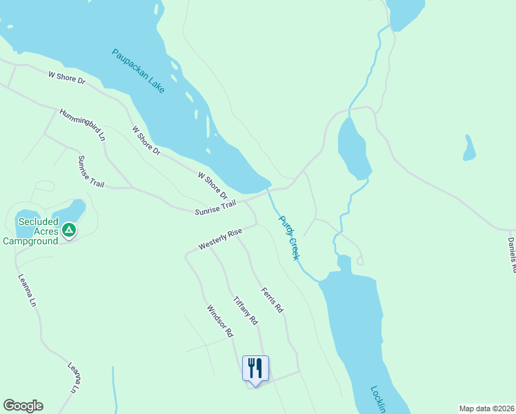 map of restaurants, bars, coffee shops, grocery stores, and more near 128 Sheridan Road in Hawley