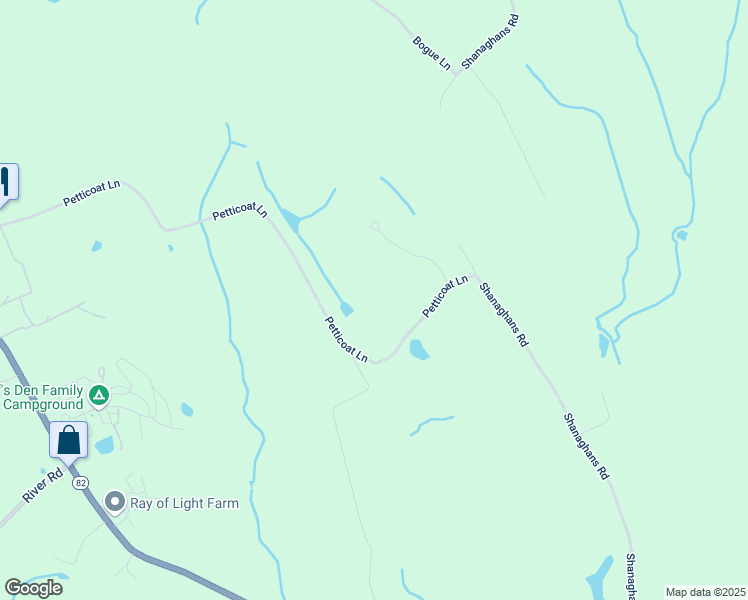 map of restaurants, bars, coffee shops, grocery stores, and more near 143 Petticoat Lane in East Haddam