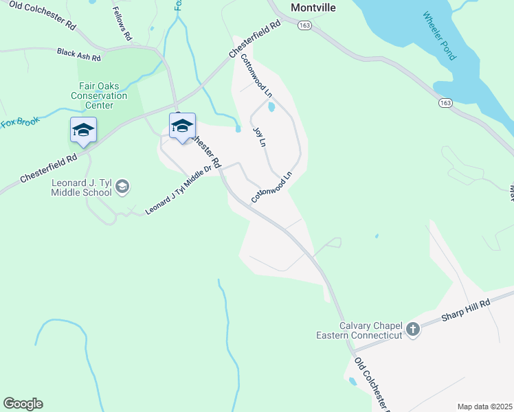 map of restaurants, bars, coffee shops, grocery stores, and more near 724 Old Colchester Road in Montville