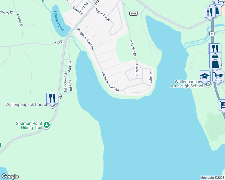 map of restaurants, bars, coffee shops, grocery stores, and more near 10 8th St in Hawley