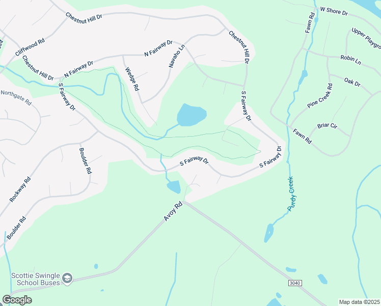map of restaurants, bars, coffee shops, grocery stores, and more near 4049 South Fairway Drive in Lake Ariel