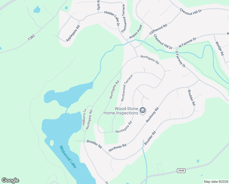 map of restaurants, bars, coffee shops, grocery stores, and more near 3316 Northgate Road in Wayne County
