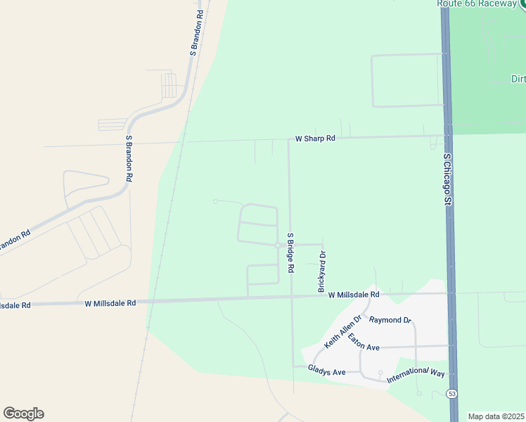 map of restaurants, bars, coffee shops, grocery stores, and more near 3707 Stockton Drive in Joliet