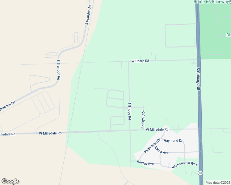 map of restaurants, bars, coffee shops, grocery stores, and more near 3707 Stockton Drive in Joliet