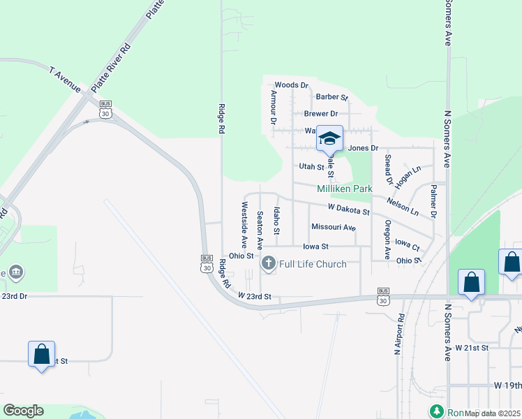 map of restaurants, bars, coffee shops, grocery stores, and more near 2646 Seaton Avenue in Fremont