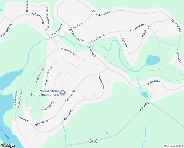 map of restaurants, bars, coffee shops, grocery stores, and more near 2850 Rockway Rd in Wayne