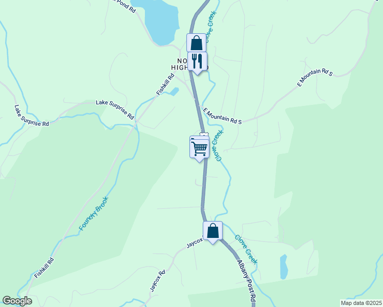 map of restaurants, bars, coffee shops, grocery stores, and more near 28 Roessel Road in Cold Spring