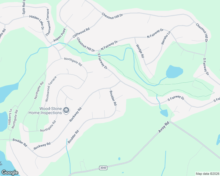 map of restaurants, bars, coffee shops, grocery stores, and more near 2883 Rockway Rd in Wayne