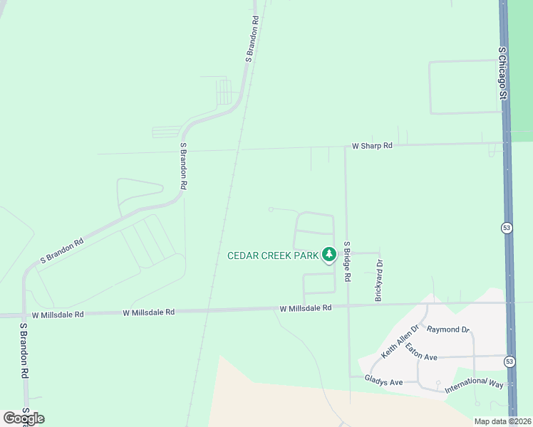 map of restaurants, bars, coffee shops, grocery stores, and more near 600 Adirondack Court in Joliet