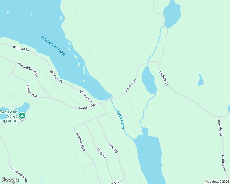 map of restaurants, bars, coffee shops, grocery stores, and more near 13 East Shore Drive in Hawley