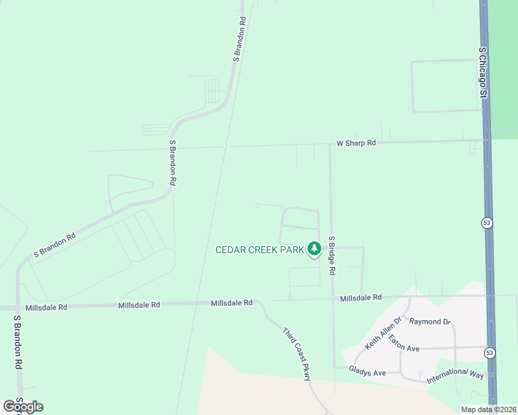 map of restaurants, bars, coffee shops, grocery stores, and more near 516 Adirondack Court in Joliet