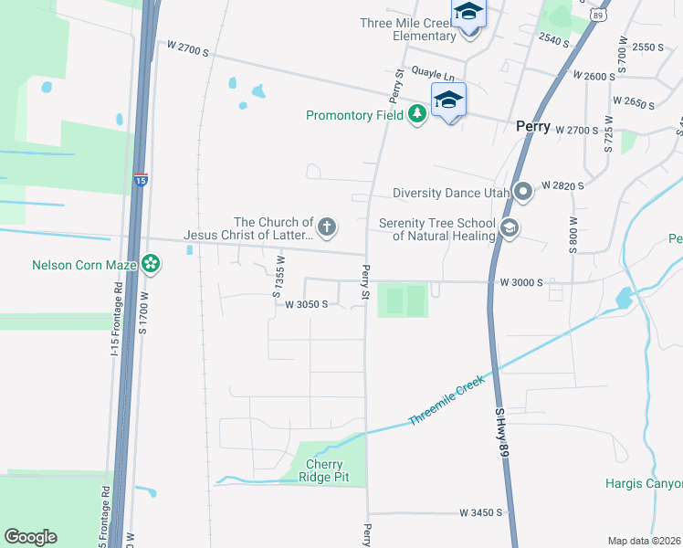 map of restaurants, bars, coffee shops, grocery stores, and more near 1244 West 3000 South in Brigham City