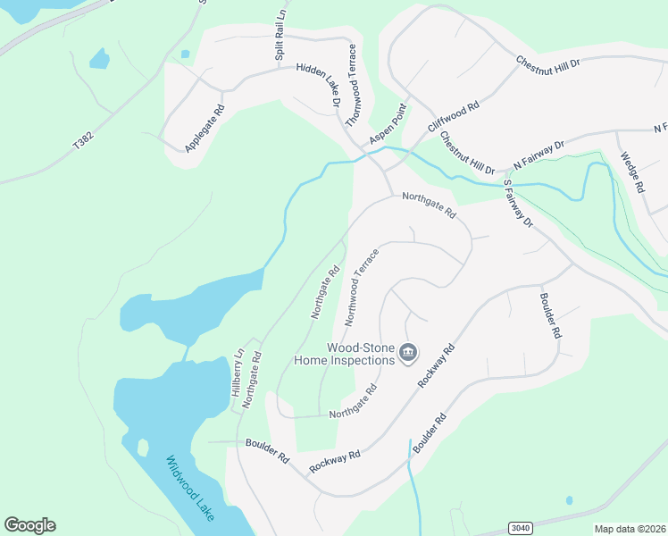 map of restaurants, bars, coffee shops, grocery stores, and more near 3316 Northgate Road in Wayne County