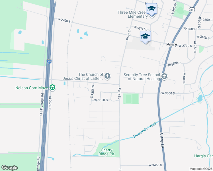 map of restaurants, bars, coffee shops, grocery stores, and more near 1290 West 2950 South in Brigham City