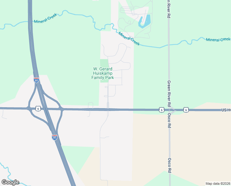 map of restaurants, bars, coffee shops, grocery stores, and more near Misty Lane in Colona