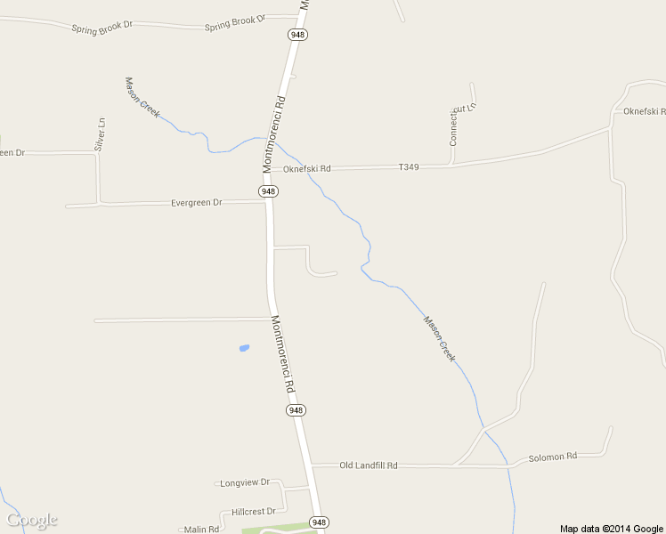 map of restaurants, bars, coffee shops, grocery stores, and more near 95 Mason Run Road in Ridgway