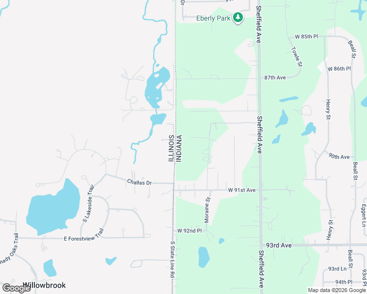 map of restaurants, bars, coffee shops, grocery stores, and more near 8891 State Line Rd in Dyer