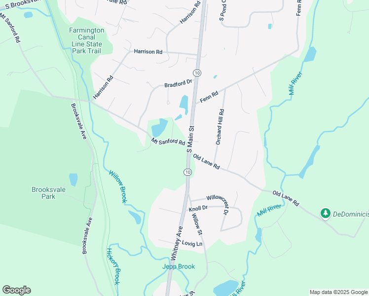 map of restaurants, bars, coffee shops, grocery stores, and more near 1751 South Main Street in Cheshire