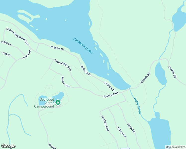 map of restaurants, bars, coffee shops, grocery stores, and more near 305 West Shore Drive in Hawley