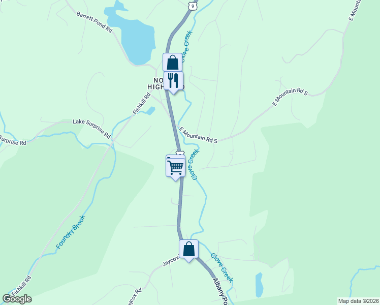 map of restaurants, bars, coffee shops, grocery stores, and more near 3132 U.S. 9 in Cold Spring