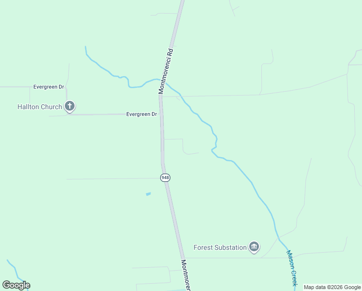 map of restaurants, bars, coffee shops, grocery stores, and more near 95 Mason Run Road in Ridgway
