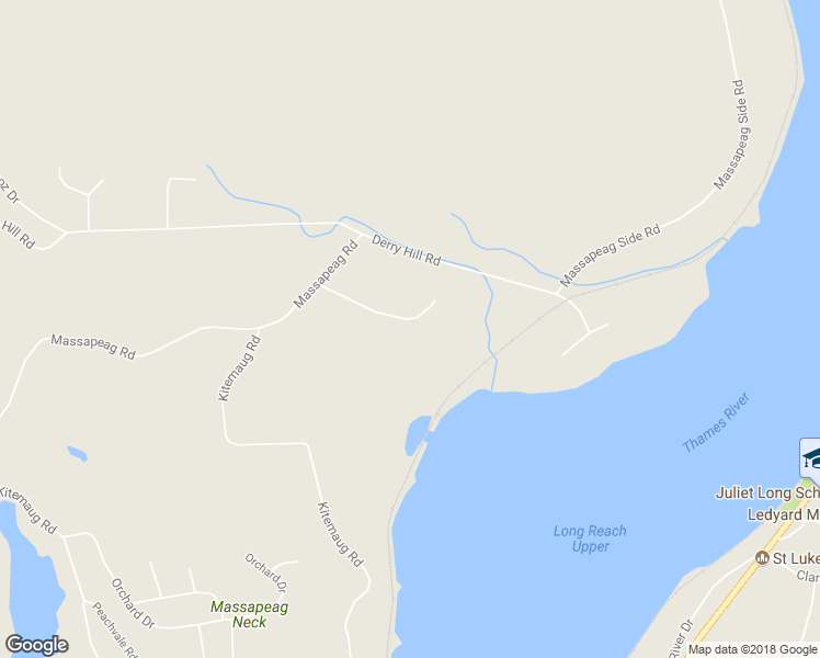 map of restaurants, bars, coffee shops, grocery stores, and more near 43 Riverview Road in Montville