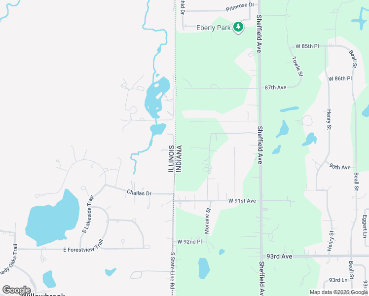 map of restaurants, bars, coffee shops, grocery stores, and more near 8891 State Line Road in Dyer