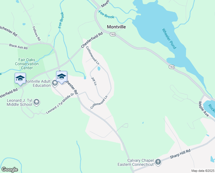 map of restaurants, bars, coffee shops, grocery stores, and more near 1 Joy Lane in Montville