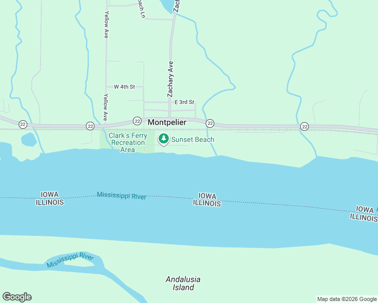 map of restaurants, bars, coffee shops, grocery stores, and more near 2738 Sunset Beach in Montpelier