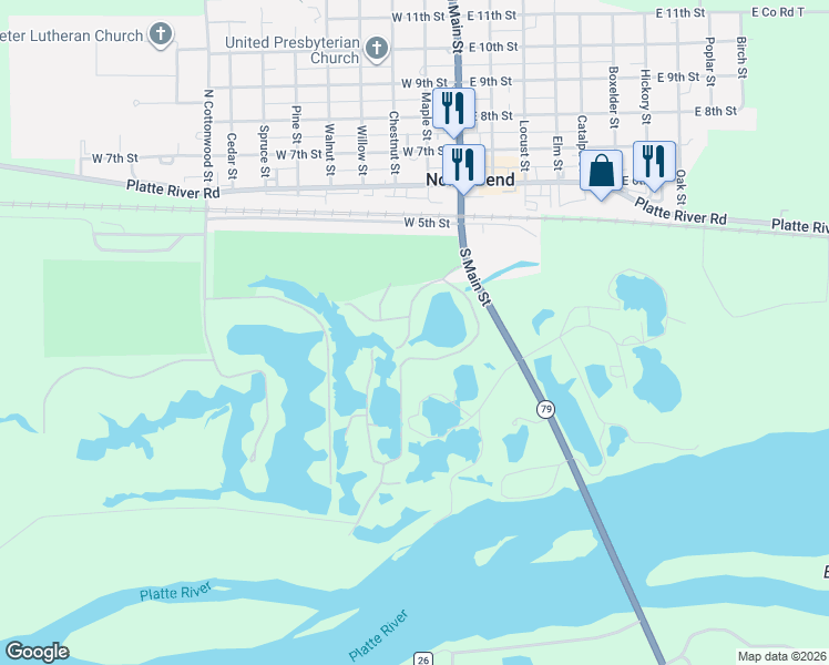 map of restaurants, bars, coffee shops, grocery stores, and more near 9 Willowwood Lake in North Bend
