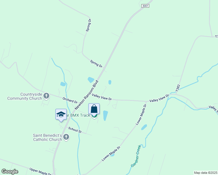 map of restaurants, bars, coffee shops, grocery stores, and more near 13038 Valley View Drive in Clarks Summit