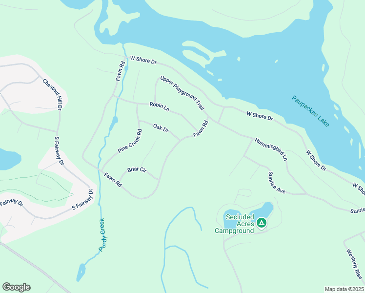 map of restaurants, bars, coffee shops, grocery stores, and more near 23 Fawn Road in Hawley