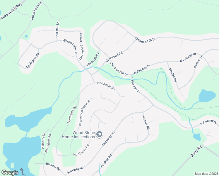 map of restaurants, bars, coffee shops, grocery stores, and more near 3159 Northgate Road in Wayne County