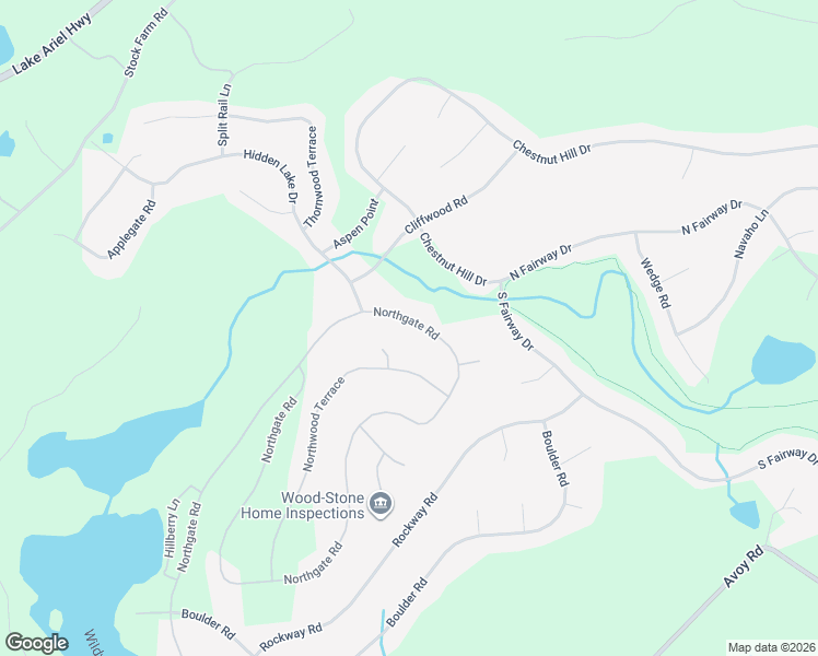 map of restaurants, bars, coffee shops, grocery stores, and more near 3159 Northgate Road in Wayne County