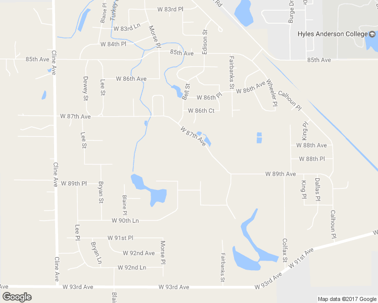 map of restaurants, bars, coffee shops, grocery stores, and more near 6925 West 87th Avenue in Crown Point