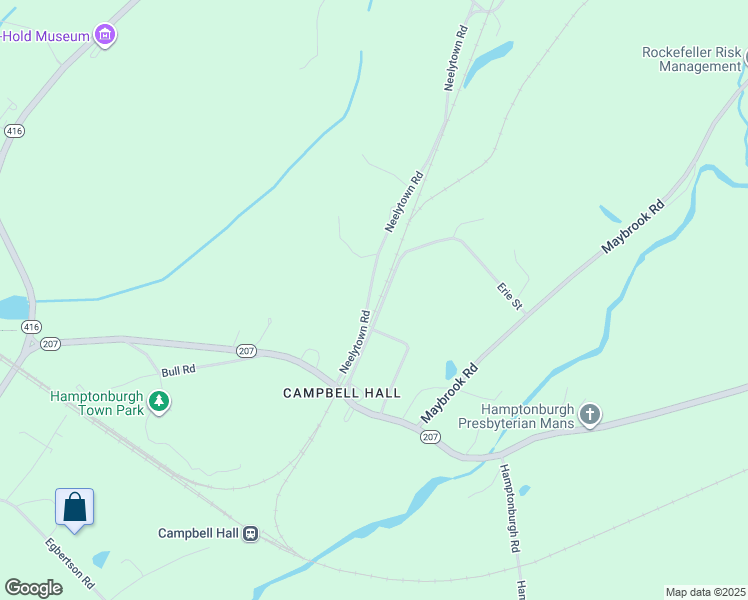 map of restaurants, bars, coffee shops, grocery stores, and more near 40 Erie Street in Campbell Hall