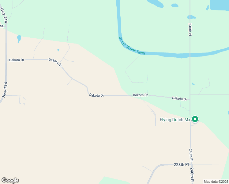 map of restaurants, bars, coffee shops, grocery stores, and more near 2326 Dakota Drive in Pella