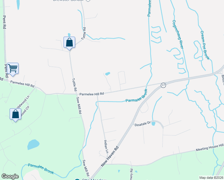 map of restaurants, bars, coffee shops, grocery stores, and more near 157 Parmelee Hill Road in Durham